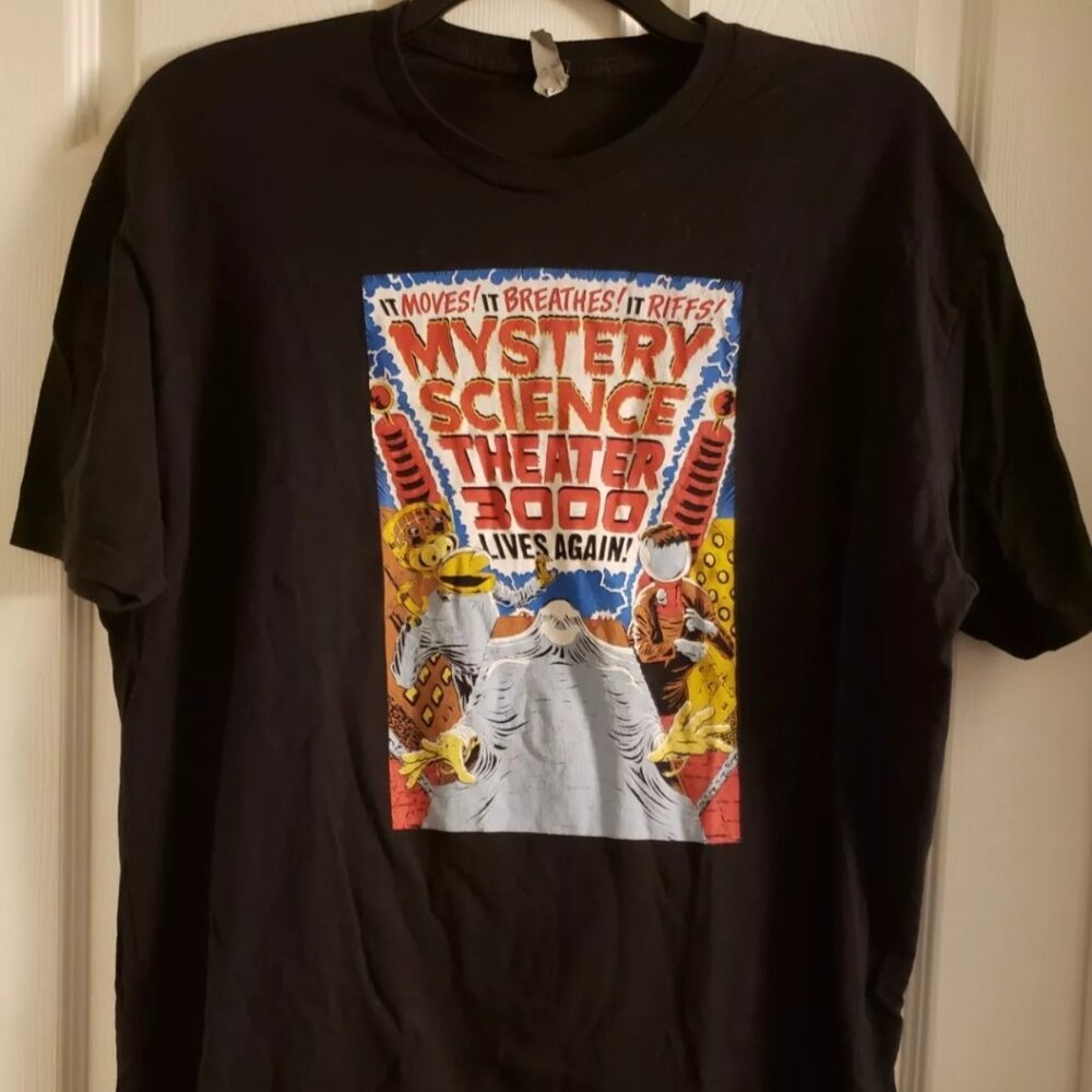 MST3K Kickstarter Exclusive Tshirt XXL 2015 2-sided Mystery Science Theater 3000